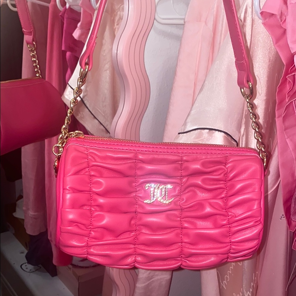 Hot Pink juicy couture Quilted Shoulder Bag